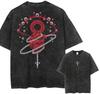 2025 Anime Washed Short Sleeve Women Unisex T-shirt