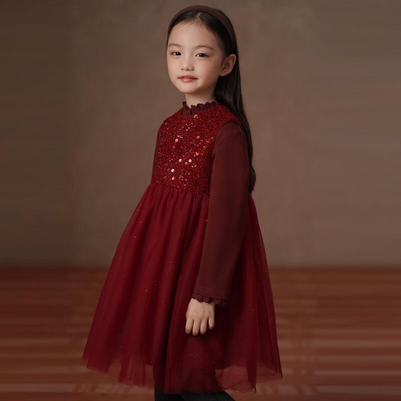 Hacikis Girls' Winter Sleeveless Princess Vest Dress