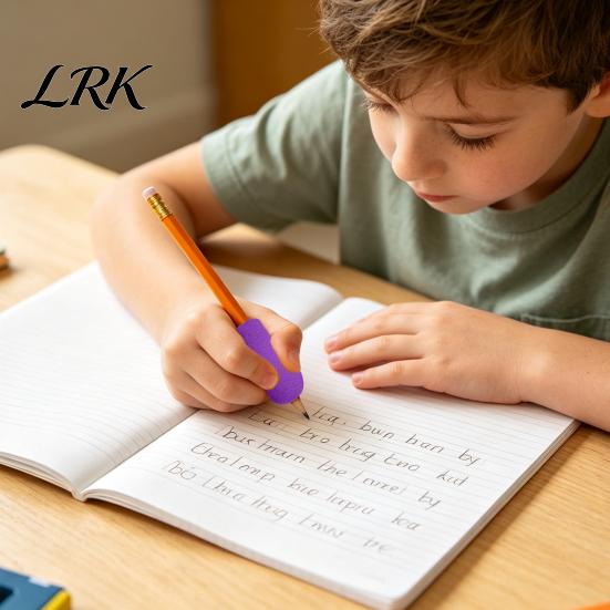 Finger Positioning Aid 6Pcs Pencil And Pen Grips for Kids Handwriting, Reusable Adults, Control Practice Soft EVA Foam Cushioned Holders Handwriting