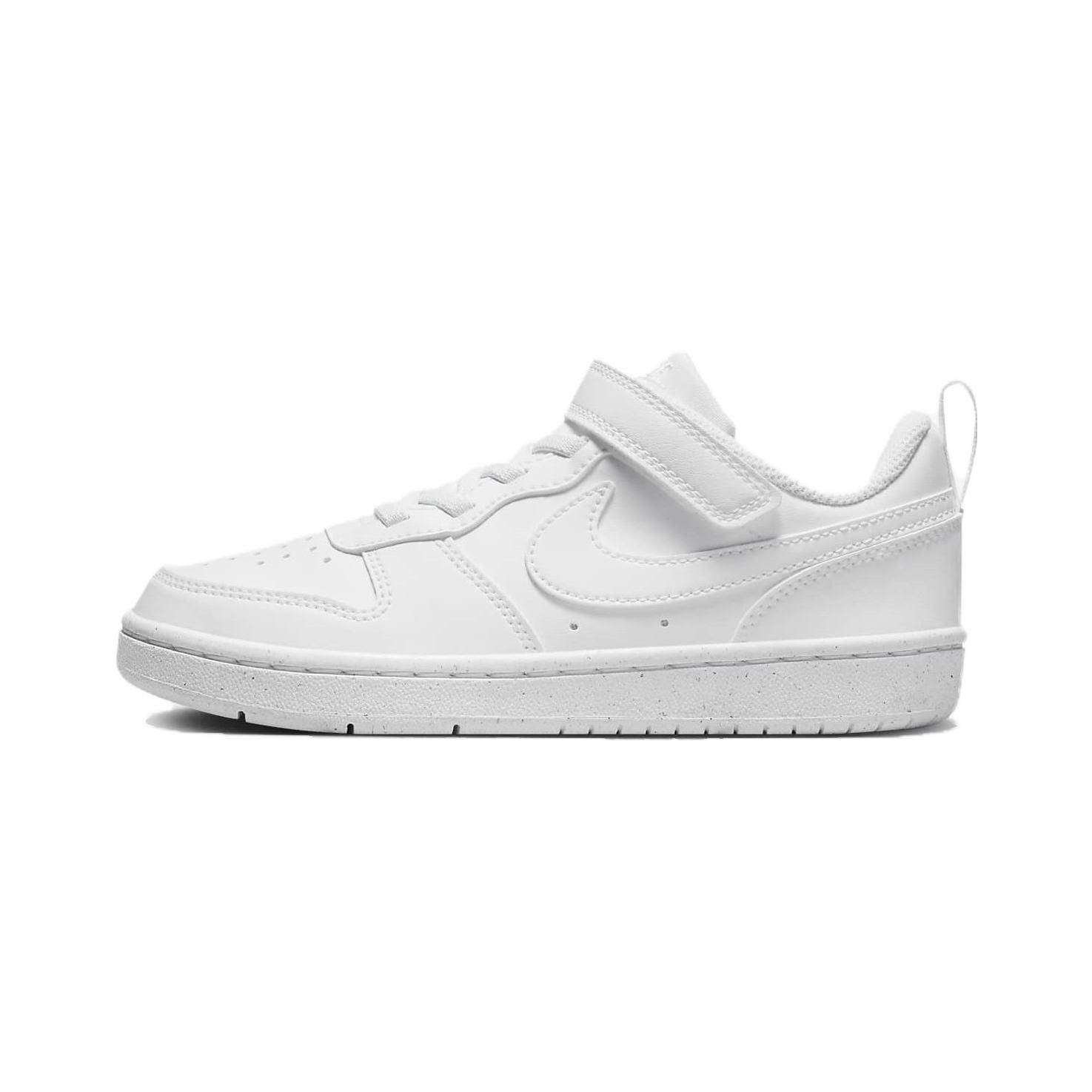 

New Nike Court Borough Low Recraft PS Triple White DV5457-106 28