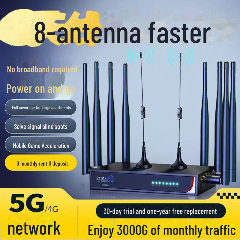 2024 Industrial-Grade Portable Wireless WiFi Router - No Broadband Plug Needed