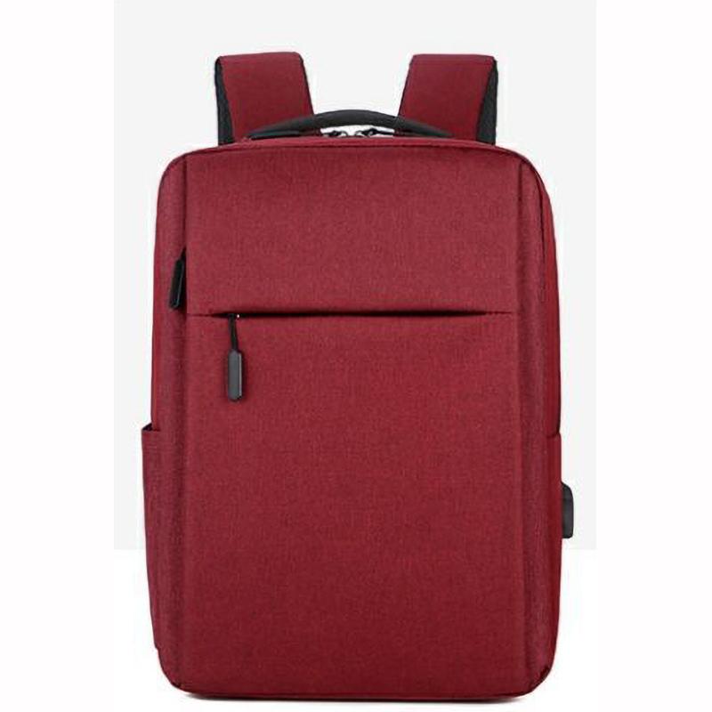 Trendy Oxford Cloth Versatile Backpack Black Grey Blue Red School Student Backpack Washable Business Rucksack