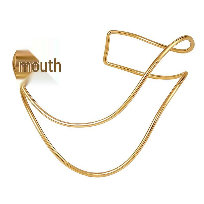 European & American Adjustable Double Layer Metal Arm Bracelet – Niche, Irregular, Simple Design