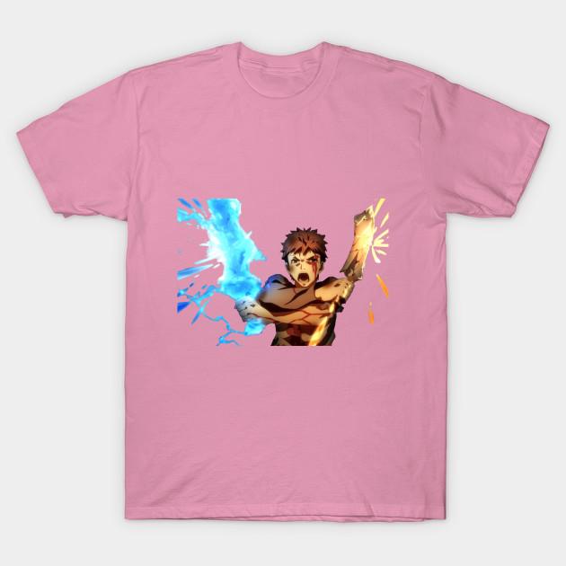 T-Shirt Damen Fate Stay Night Shirou Harajuku Print Kawaii T-Shirt Sommer Kurzarm Damen T-Shirt Top Tee