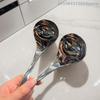 {QTG333} 2/5 Pcs Thicken Stainless Steel Spoon Long Handle Stainless Steel Hot Pot Scoops Cooking Utensils Rice Spoon Kitchen