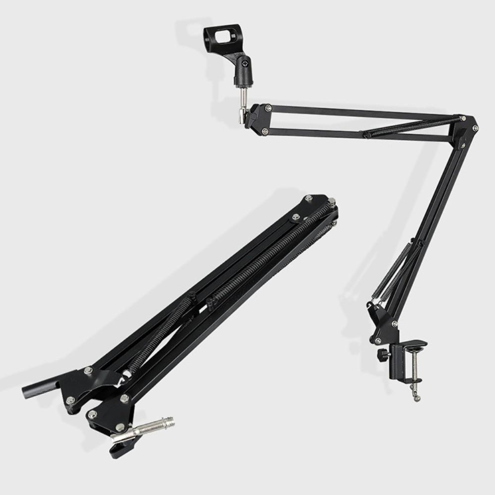 Telescopic Bracket Microphone Stand Extendable Microphone Clamp  Photographic Equipment
