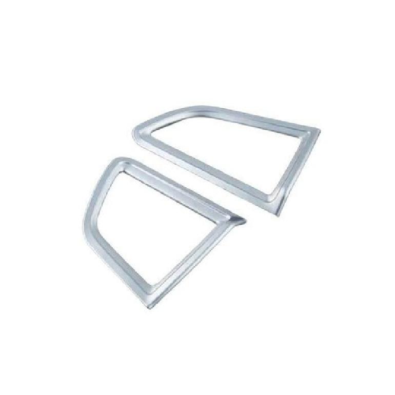 ABS Silver Covers Trim Fit For Ford Edge 2015- 2PCS Console Side Outlet Vent