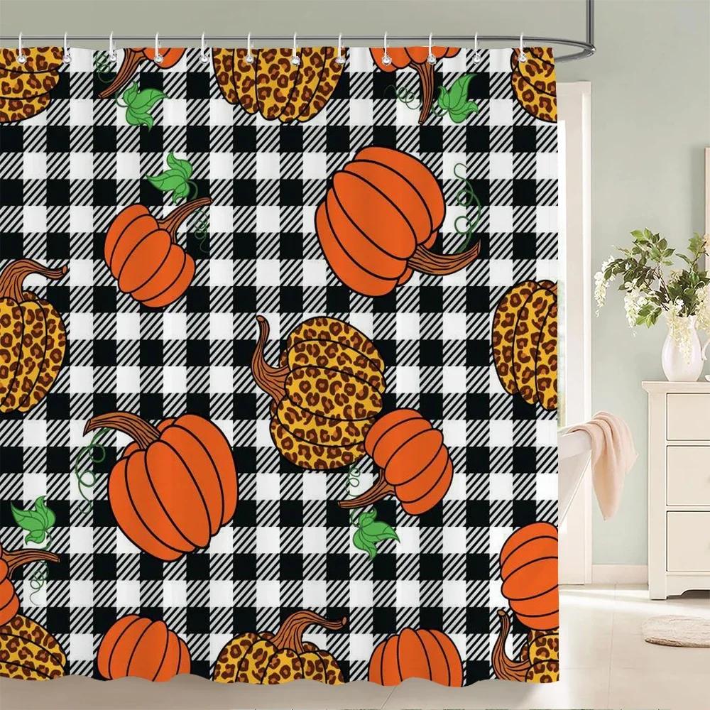 Fresh Fruit Pineapple Shower Curtain 3D Bath Screen Waterproof Fabric Bathroom Decor Large With Hook Bathroom Curtains