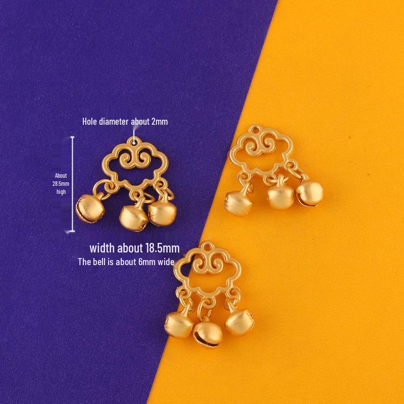 Handgefertigter Legierter Glasierter Friedensschnallen-Wolkenverschluss-Anhänger für DIY Armbänder, Ohrringe und Schmuck im Antikstil