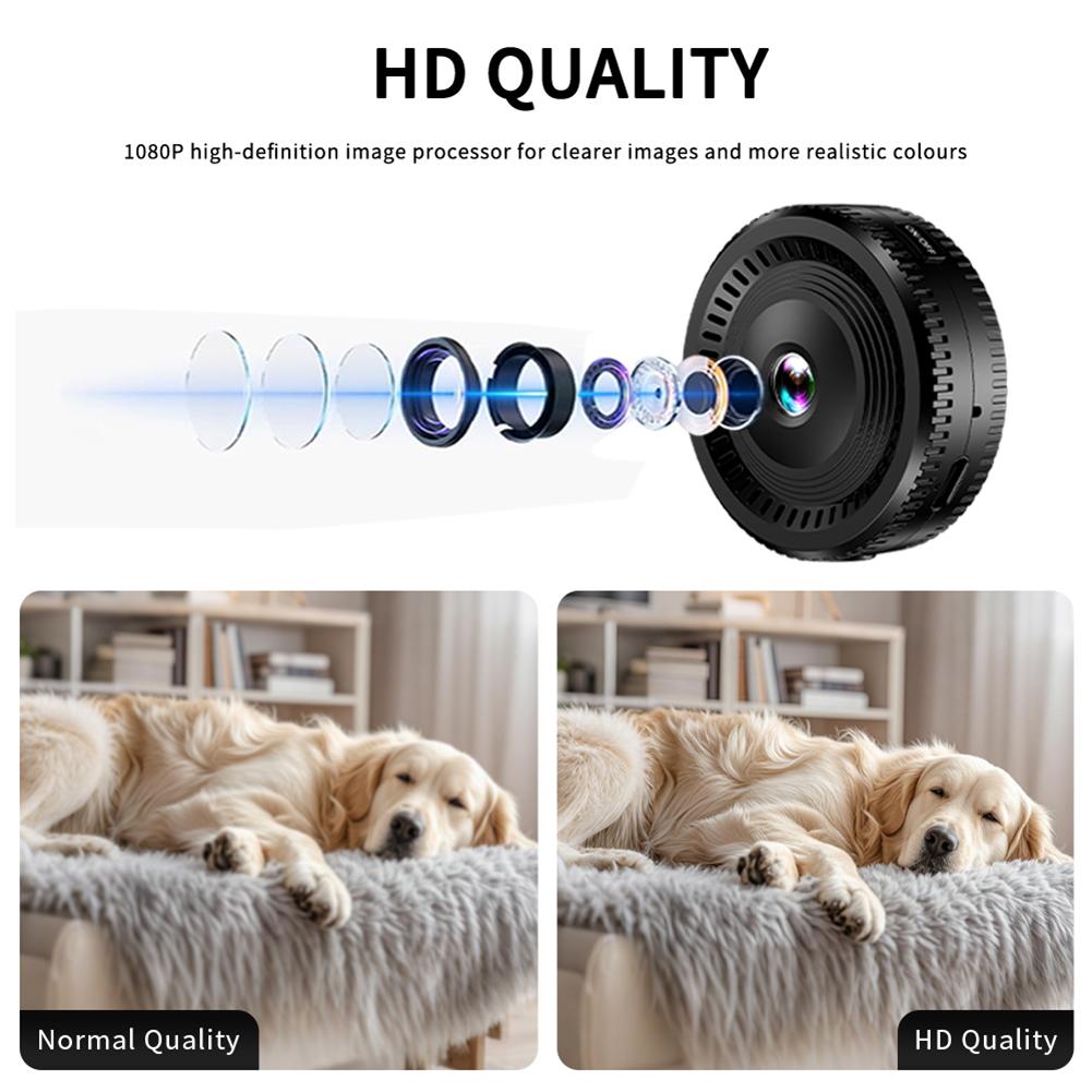 

Wireless WiFi Camera 1080P HD Security Camera with Motion Detection and Night Vision Surveillance Camera for Baby/Pet/Nanny CHINA
