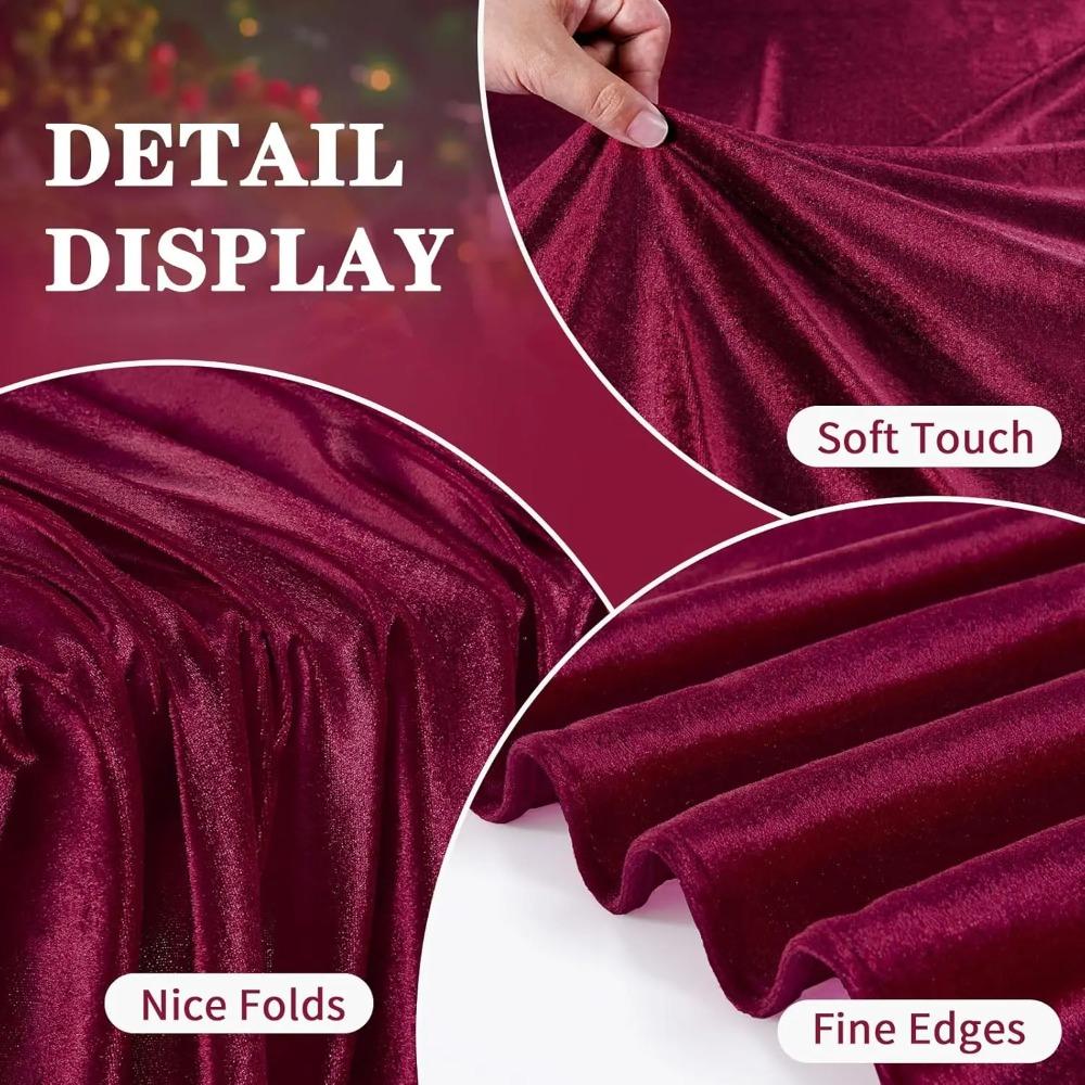 European Style Velvet Table Runner Non-slip Conference Table Cover Table Linen  New Year