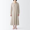 MUJI Women's Rayon Blend Oversized Dress, Light Beige, Size FD1JVA4S, Women's XXL
