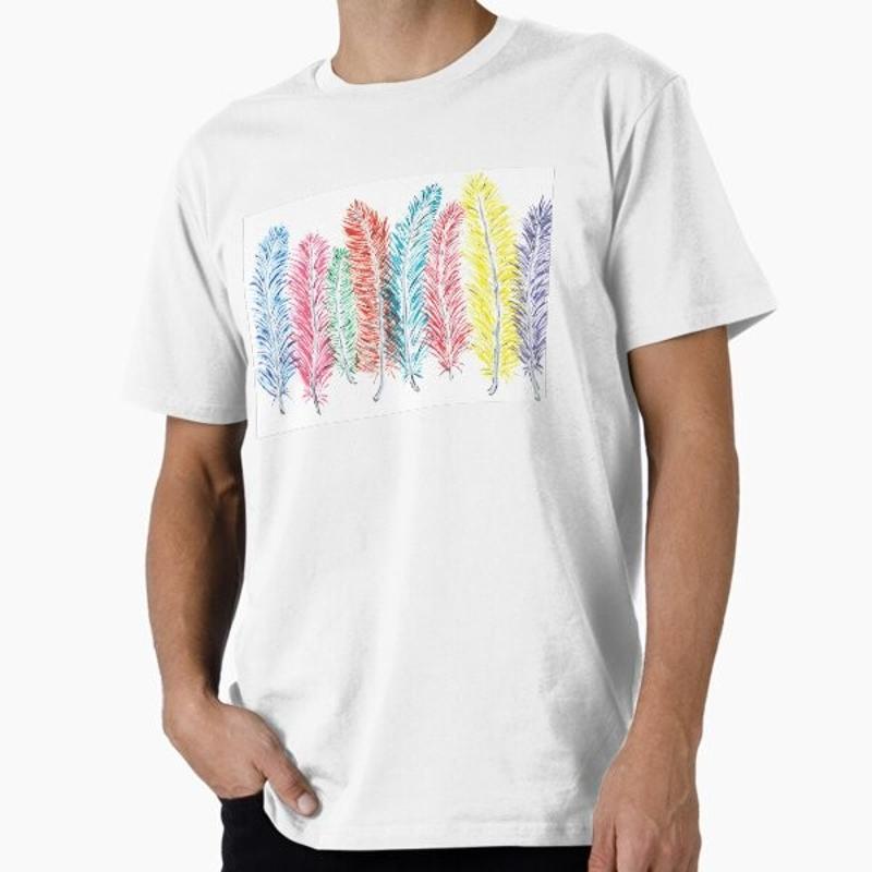 When Feathers Dance T Shirt Made Usa Aus M 2xl