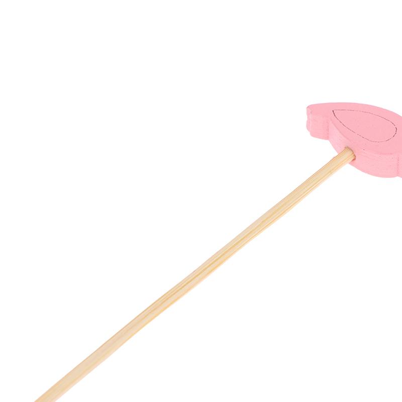 100Pcs Mix Fruit Bamboo Pick Buffet Cactus Leaves Cupcake Fruit Fork Salad Stick