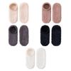 Winter Floor Socks Men Women Warm Plush Home Slipper Socks with Grips Low Cut Anti-Slip Ankle Socks for Indoor Living Room Bedroom