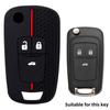 2 3 Buttons Silicone Car Key Cover Case For Chevrolet Cruze Buick Opel Astra Corsa Antara Zafira Meriva Insignia Key Holder
