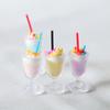 8Pcs/set Cute Ice Cream Figurines Cartoon Ice Cream Miniature Funny Food Toys Model  Desktop