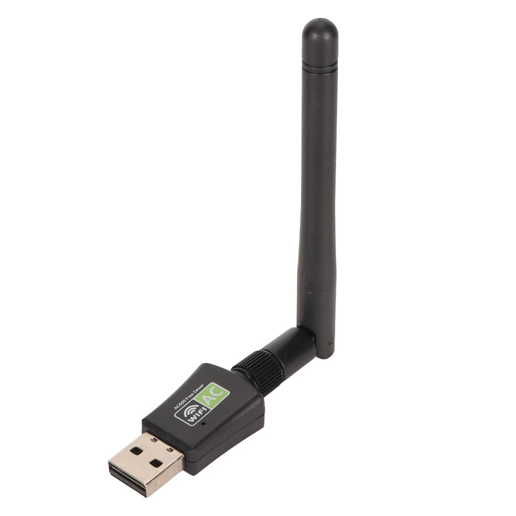 WiFi Dongle USB 2.0 2.4G 5G Dual Band 600Mbps Singal Antenna AP Mode High Safety WiFi Adapter for