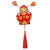 4Pcs Creative God of Wealth Fridge Magnets Chinese Style Refrigerator Decorative Magnet  Home Decor