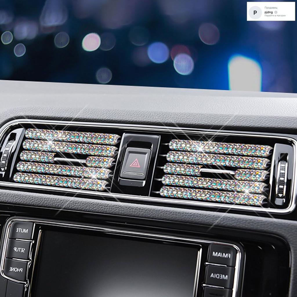 Diamond-encrusted Car Phone Holder