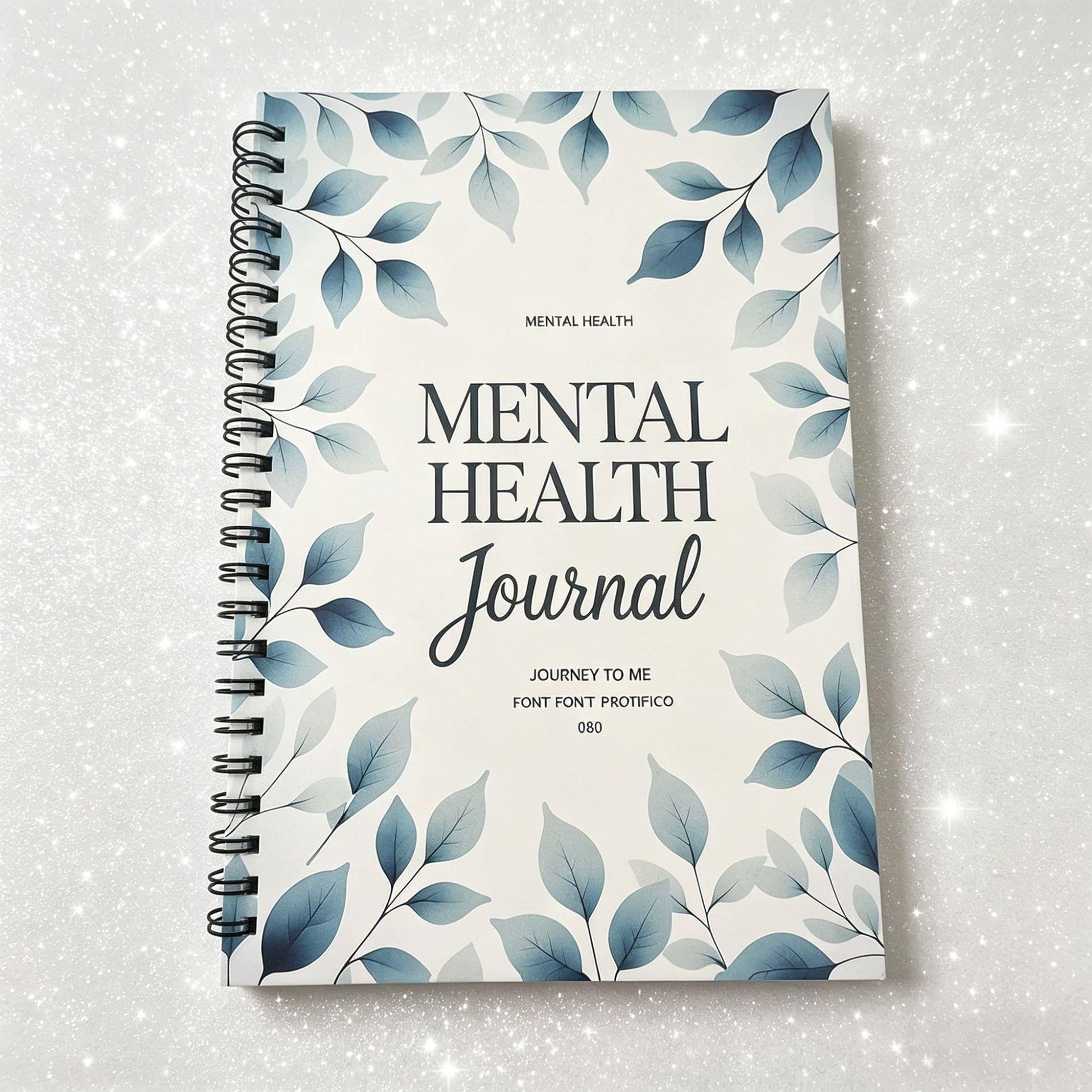 A5 Spiral Mental Health Journal Notebook