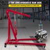 SucceBuy Hydraulic Jack 3/4/8/12 Ton Car Hydraulic Long Ram Jack Manual Engine Lift Hoist Cherry Picker Mechanical Workshop Tool