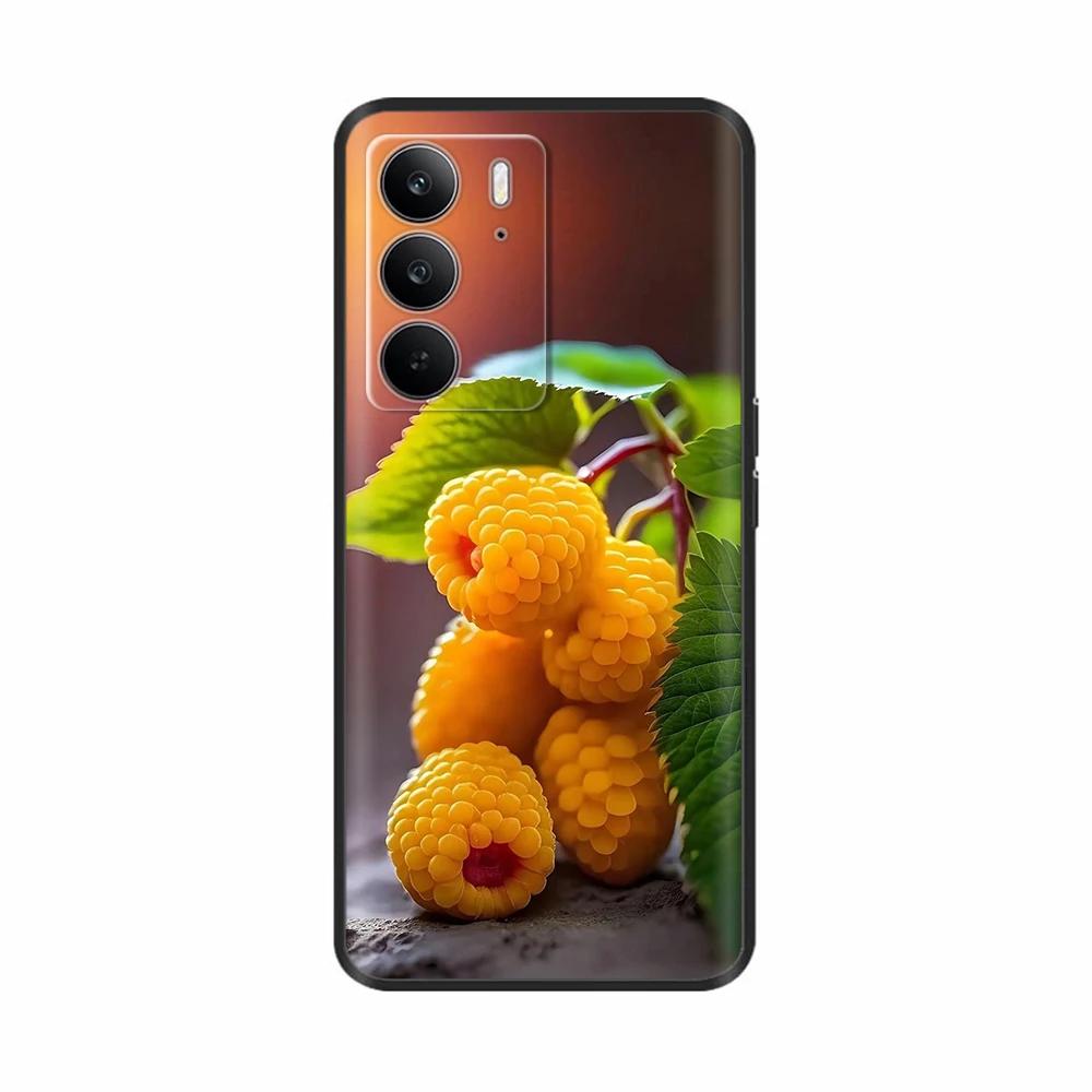 Für Realme C75 4G Hülle Niedliche Herzblumen Bemaltes TPU Cover Weiche Dünne Handyhülle Für Oppo Realme C75 C 75 Fundas Coque Bumper