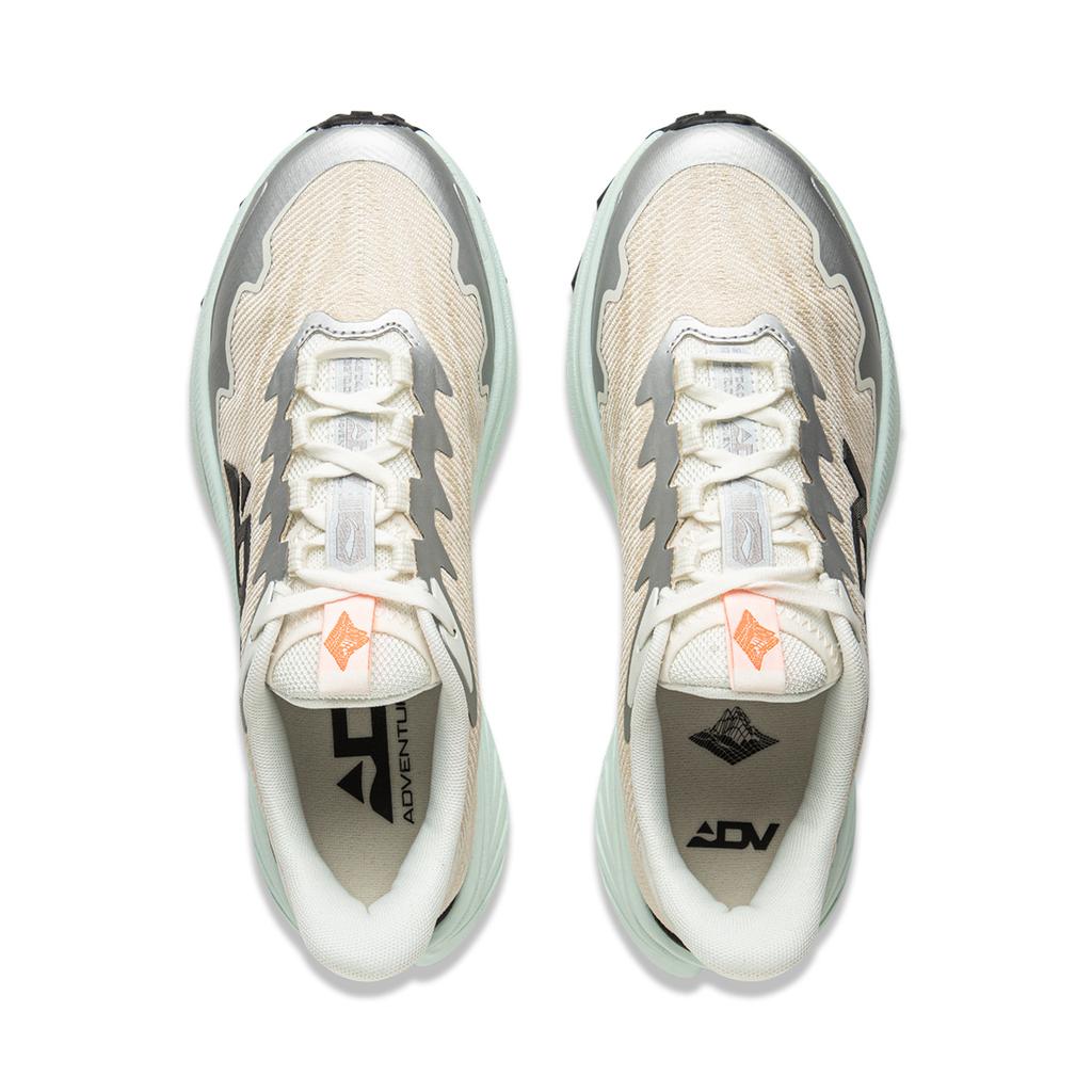 Li Ning Cushioning Slip Resistant Abrasion Resistant Rebound Low top Casual Trail Running Shoes Women's ARNV016-5