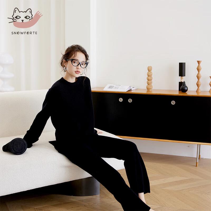 Sinofood Women's Cashmere Blend Knit Sweater