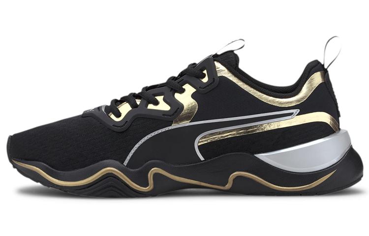 PUMA Zone Xt Metal Black Gold Women s 193032-02 35.5