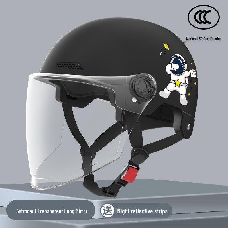 Universal Electric Motorcycle Helmet: Sun Protection, All-Season Safety for Men & Women