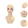 Realistic Mannequin Head Holder Portable Wigged Display Stand PVC for Showcasing Home Stores