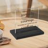 Acrylic Desk Sign Acrylic Desktop Art Decoration Sign Desktop Inspirational Art Appreciation Decor For Coworker Father Men Women