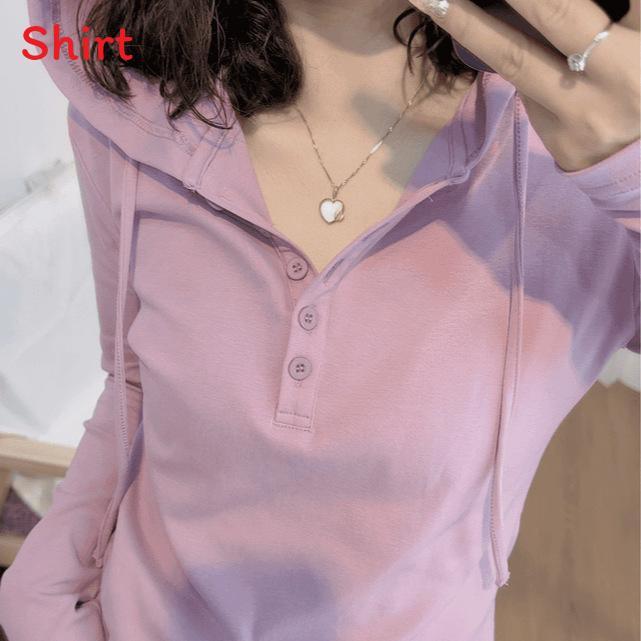 Camiseta Sudadera Minimalista de Manga Larga con Empalmes para Ropa Casual de Ocio