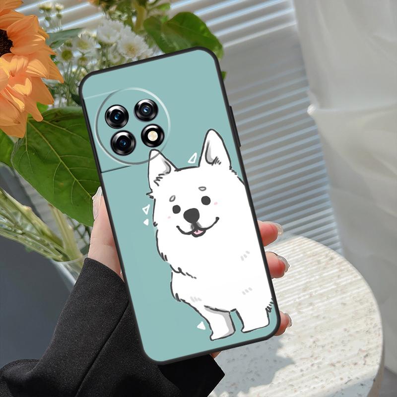 

Samoyed Puppy Case For OnePlus 15R 15 13R 12R 10R 13 13T 12 11 10 10T 8T Nord CE 5 2 3 4 Lite N20 N30 Cover OnePlus Nord CE 3