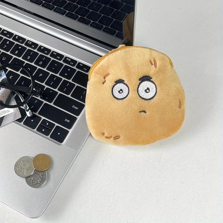 

Милый кошелек для монет в виде картошки, креативный мешочек для монет, забавная сумка для хранения помады, детский кошелек, подарки для подруги