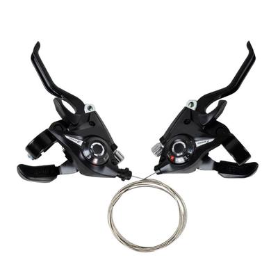 3x7 21 Versnellingen Fiets Shifter Rem Mountainbike Rijden Fietsen Schijfrem Hendels met Versnellingskabel