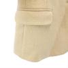 Aquascutum Made In Japan Bore Jacket 3F Ivory System Women Used