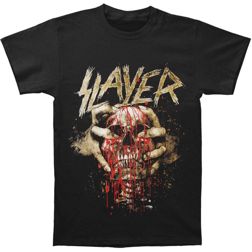 Men s Slayer Skull Clench T-shirt X-Large Black S