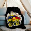 The Wiggles printed throw blanket—soft,warm;versatile blanket for all seasons—perfect as &air-conditioning throw,nap blanket
