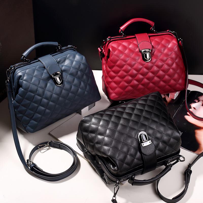 Korean Style 2024 Women's Frosted Retro Handbag - Versatile Shoulder Bag for Ladies