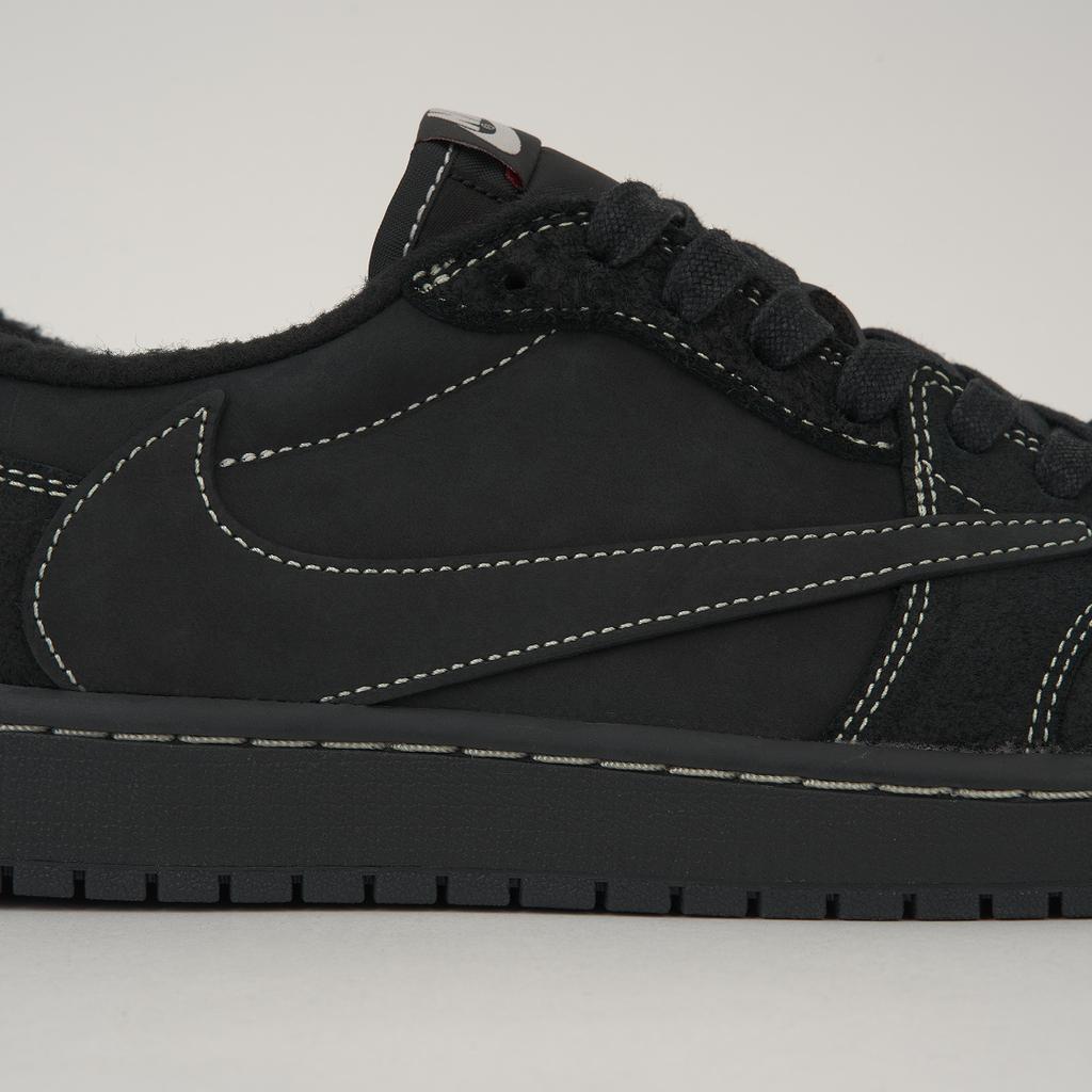 Travis Scott x Air Jordan 1 Retro Low OG SP Black Phantom Unisex-Sneaker Universitätsrot DM7866-001