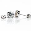 12.8 Ct Synthetic White Moissanite Oval Cut CERTIFIED Earrings Pair For Her