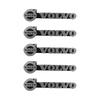 DEVENTORZ Volvo Car Horn Logo Sticker Car Logo Decoration Sticker Set of 5 3D