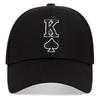 Unisex Fashion Hip Hop K Letter baseball cap Hip Hop Adjustable Hat Poker Embroidered Golf Hats Outdoor Sports Casual sun Hats