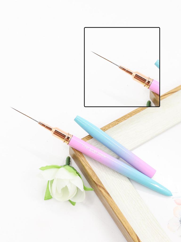 Japanese Pink Gradient Nail Art Striping Brush for Drawing & Flower Painting