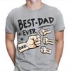 Best Dad Ever Personalised Fathers Day T Shirt Birthday Novelty Gift FD 2T1A1