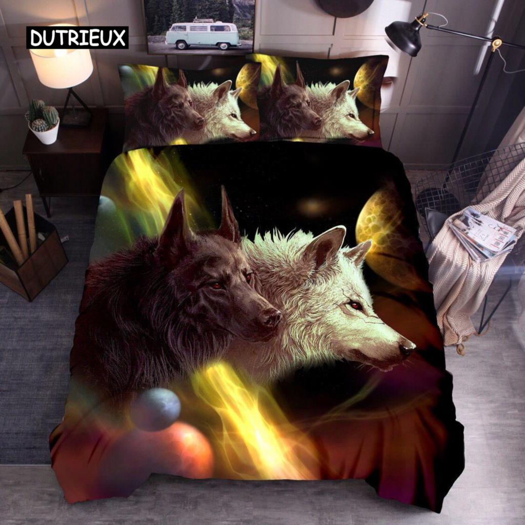 

Комплект постельного белья с изображением животных, размер Queen, полиэстер, молния, лев, серый, черный, мягкий комплект постельного белья для мальчиков-подростков, мужчин EU single(135x200cm)