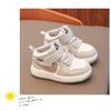 Boys' mid-top sneakers Spring and Autumn new children's shadow gray single shoes children's baby board shoes girls' shoes