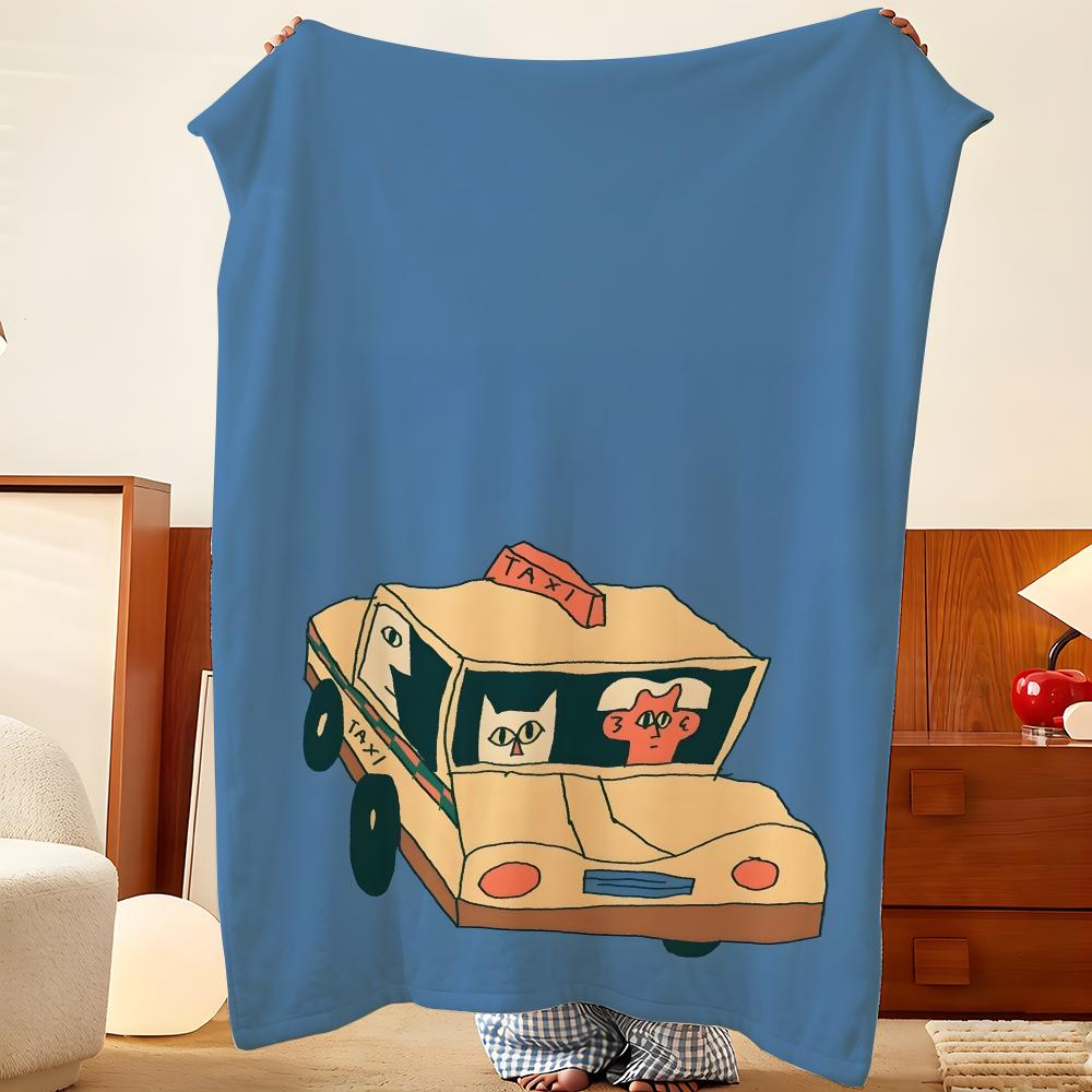 Artist D-Darren S-Shaddick Throw Flannel Throw Blanket, Lightweight Cozy, Durable Washable Cute Cool